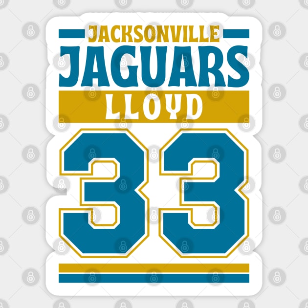 Jacksonville Jaguars Lloyd 33 American Football Edition 3 Sticker by Astronaut.co